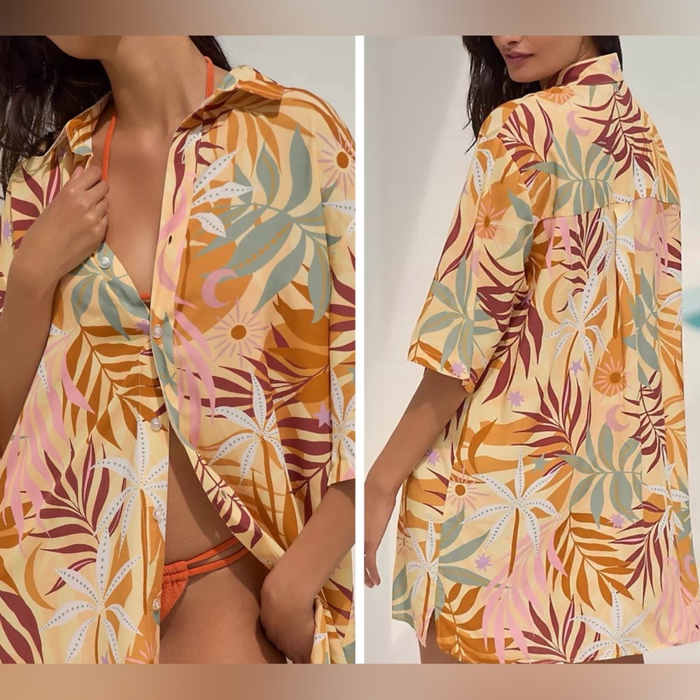 Anthropologie Sanctuary Oversized Mini Shirt Dress, Size S